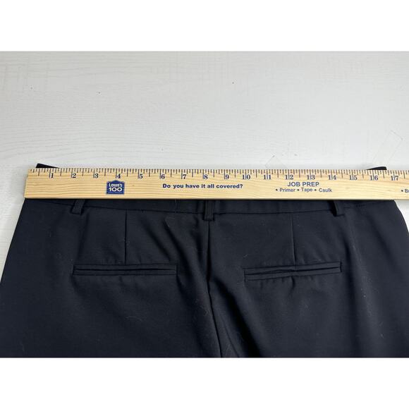 Banana Republic Martin Fit Straight Leg Pants Black Professional Business 10S - Picture 9 of 9